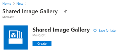 Azure Shared Image Gallery and Windows Virtual Desktop