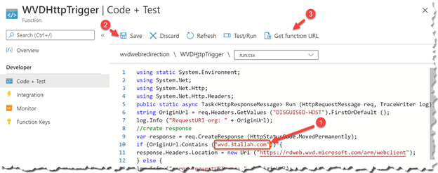 Configure Custom URL redirection for Windows Virtual Desktop - WVD