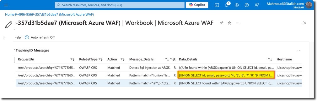 Part 4: Data Exfiltration Playbook - Azure WAF Security Lab