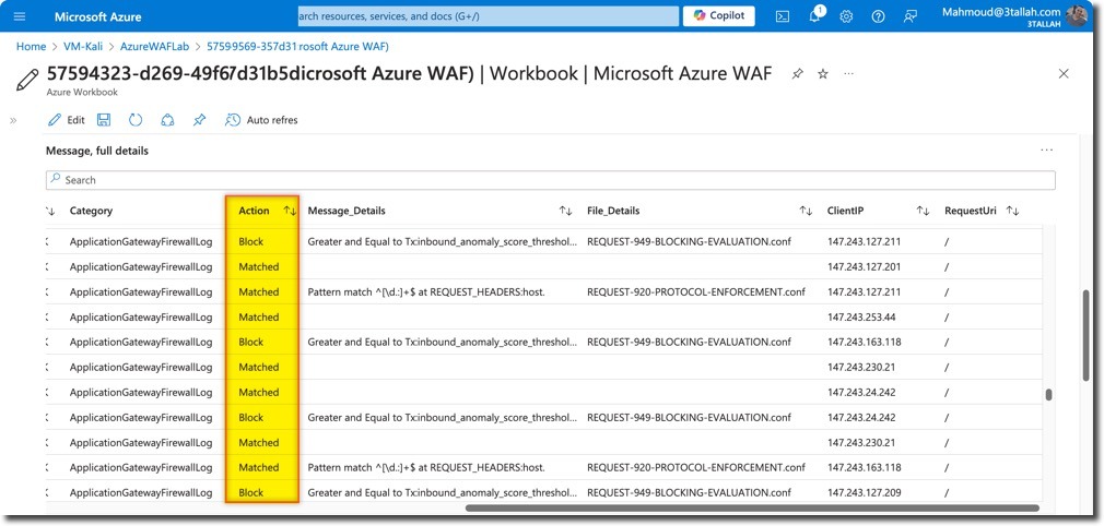 Part 4: Data Exfiltration Playbook - Azure WAF Security Lab