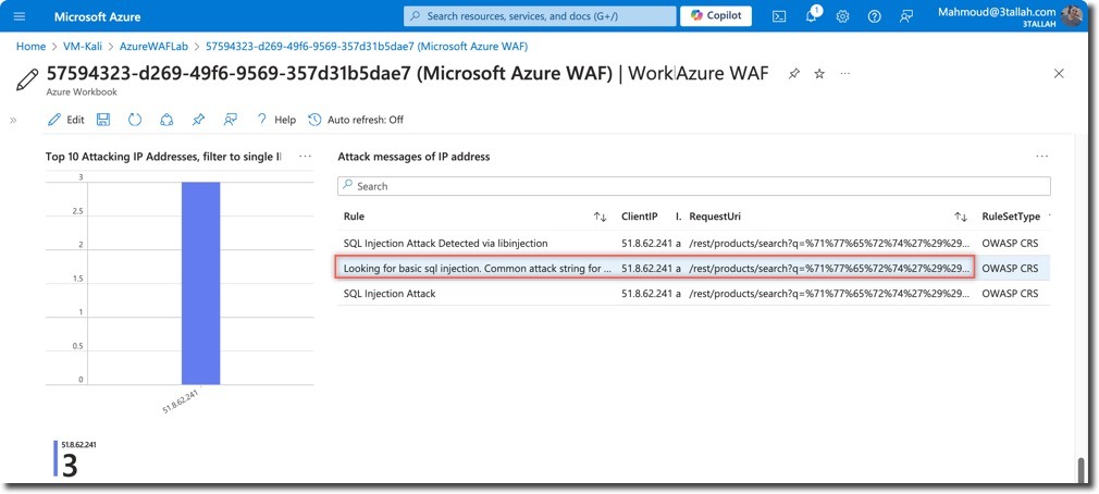 Part 4: Data Exfiltration Playbook - Azure WAF Security Lab