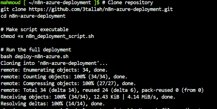 One-Click Deployment of n8n on Azure with Automation Scripts (Step-by-Step)