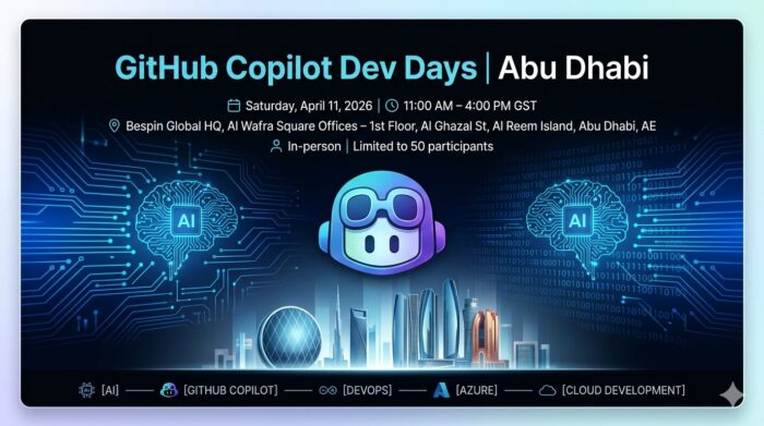 GitHub Copilot Dev Days Abu Dhabi 2026
